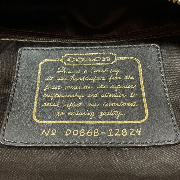 Coach Tan and Brown Crossbody Bag with Signature Style - Picture 3 of 7